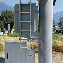 LED-Werbetafel. Planung und statische Berechnung: DI Otto Zieger, Innsbruck