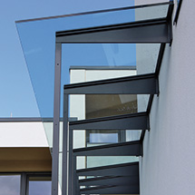 Verglaste Treppenberdachung: Architekt: DI Bmstr. Bernhard Reindl, Innsbruck